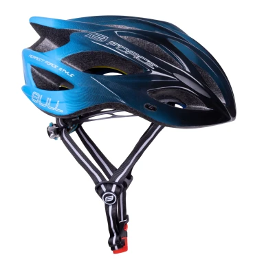 Force BULL HUE MIPS černo-modrá cyklistická přilba