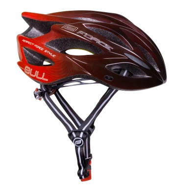 Force BULL HUE MIPS černo-červená cyklistická přilba