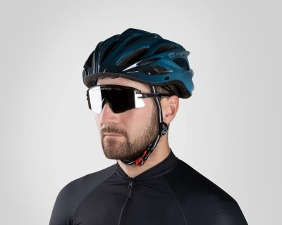 Force BULL HUE MIPS černo-modrá cyklistická přilba