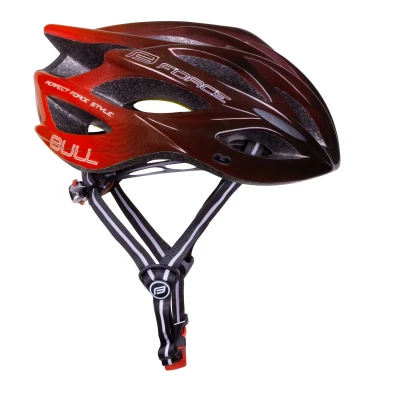 Force BULL HUE MIPS černo-červená cyklistická přilba
