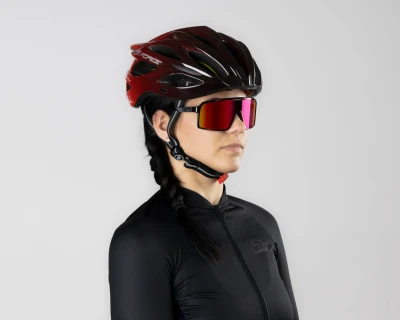 Force BULL HUE MIPS černo-červená cyklistická přilba