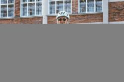 Force DOWNTOWN modro-zelená dámská cyklistická přilba