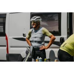 Force DOX biela cyklistická prilba