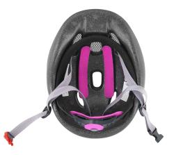 Force FUN ANIMALS detská fluo-ružová cyklistická prilba