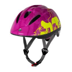 Force FUN ANIMALS dětská fluo-růžová cyklistická přilba