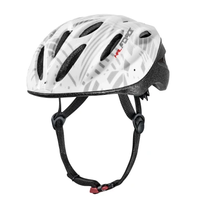 Force HAL bílá cyklistická přilba