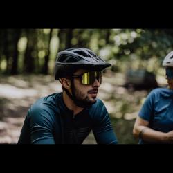 Force IBEX MTB černá cyklistická přilba