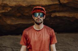 Force IBEX MTB oranžová cyklistická přilba