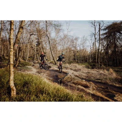 Force IBEX MTB oranžová cyklistická přilba