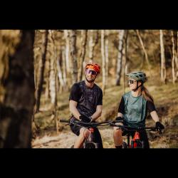 Force IBEX MTB zelená cyklistická prilba