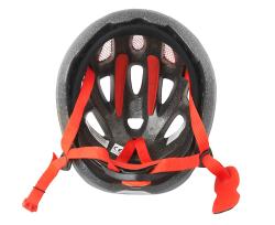 Force LARK čierno-červeno-biela detská cyklistická prilba