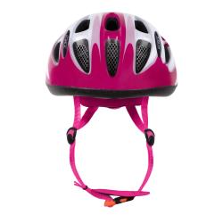 Force LARK ružovo-biela detská cyklistická prilba