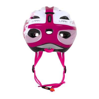 Force LARK růžovo-bílá dětská cyklistická přilba