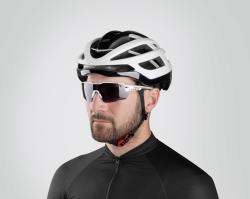 Force LYNX bielo-čierna cyklistická prilba