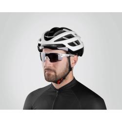 Force LYNX bílo-černá cyklistická přilba