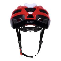 Force LYNX čierno-červeno-biela cyklistická prilba