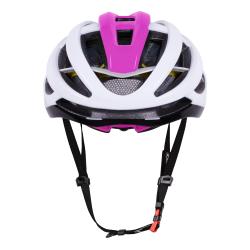 Force LYNX MIPS bílo-růžová cyklistická přilba + šátek Force