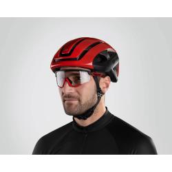 Force NEO červeno-černá cyklistická přilba