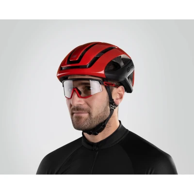 Force NEO červeno-černá cyklistická přilba