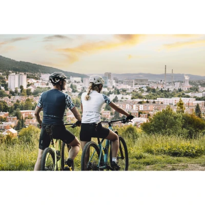 Force NEO modro-bílá cyklistická přilba