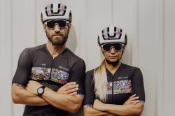 Force NEO VIVID bílo-černá cyklistická přilba
