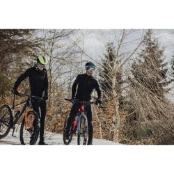 Force ORCA černá mat-modrá cyklistická přilba