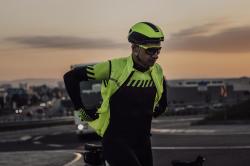 Force ORCA fluo mat-šedá cyklistická přilba
