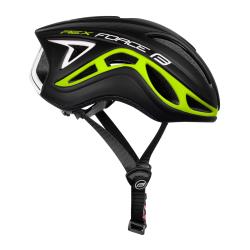 Force REX čierno-fluo cyklistická prilba