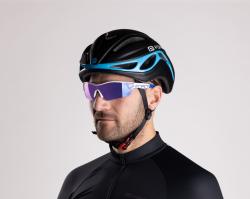 Force REX černo-modrá cyklistická přilba