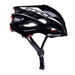 Force SAURUS čierna cyklistická prilba