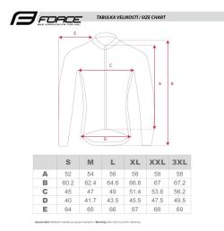 Force PURE černý cyklistický dres - dlouhý rukáv + Force ACTION černé cyklokraťasy