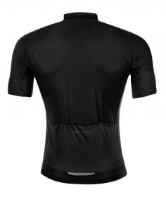 Force PURE černý dres + Force FASHION černo-šedé cyklokalhoty