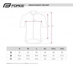 Force PURE černý dres + Force FASHION černo-šedé cyklokalhoty