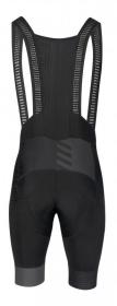 Force PURE černý dres + Force FASHION černo-šedé cyklokalhoty