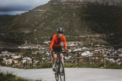 Force PURE červený pánský cyklodres - dlouhý rukáv POUZE L (VÝPRODEJ)