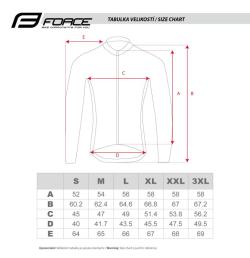 Force PURE červený pánský cyklodres - dlouhý rukáv POUZE L (VÝPRODEJ)