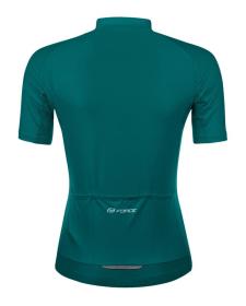 Force PURE LADY petrolejový dámský cyklodres - kr. rukáv POUZE M (VÝPRODEJ)