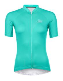 Force PURE tyrkysový dámský cyklistický dres POUZE XL (VÝPRODEJ)