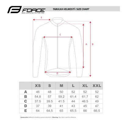 Force PURE UNI fialový cyklodres - dlouhý rukáv