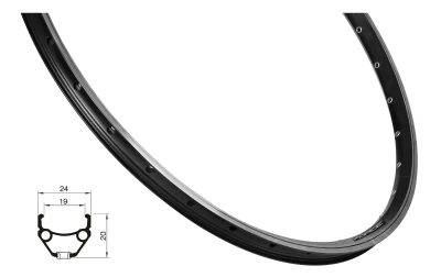 Force Ráfek CLASSIC 559x19, 32děr, černý