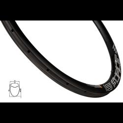 Force Ráfek GRAVEL plášťový KARBON 40mm, 24děr