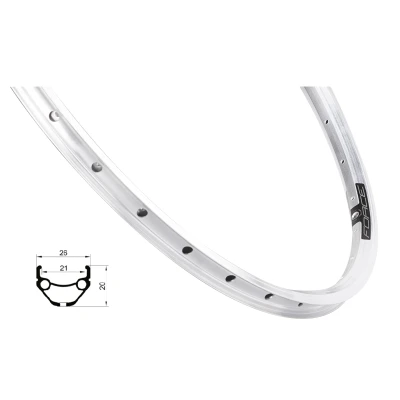 Force Ráfek PRIME 559x21, 32děr, stříbrný