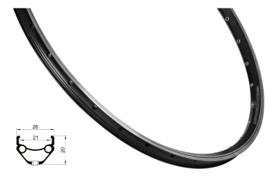 Force Ráfek PRIME 622x21 32děr, černý