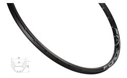 Force Ráfik XC BASIC DISC 559x19, 36 dier, čierny