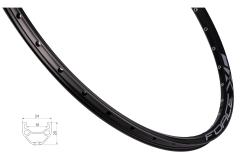Force Ráfik XC BASIC DISC 584x19 32 dier, čierny