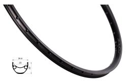 Force Ráfek XC DISC 559x23, 36děr, černý