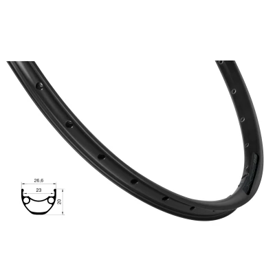 Force Ráfek XC DISC 584x23, 32děr, černý
