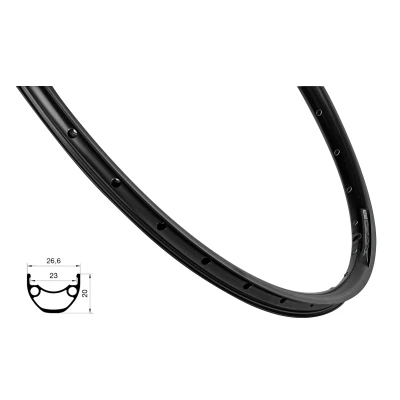 Force Ráfek XC DISC 622x23, 36děr, černý Force Ráfek XC DISC 622x23, 36děr, černý