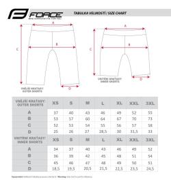 Force RECKLESS černo-červeno-modrý mtb dres - dl. rukáv + Force BLADE MTB červené šortky