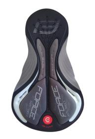 Force RECKLESS černo-žluto-šedý mtb dres - dl. rukáv + Force STORM šedo-fluo cyklokraťasy